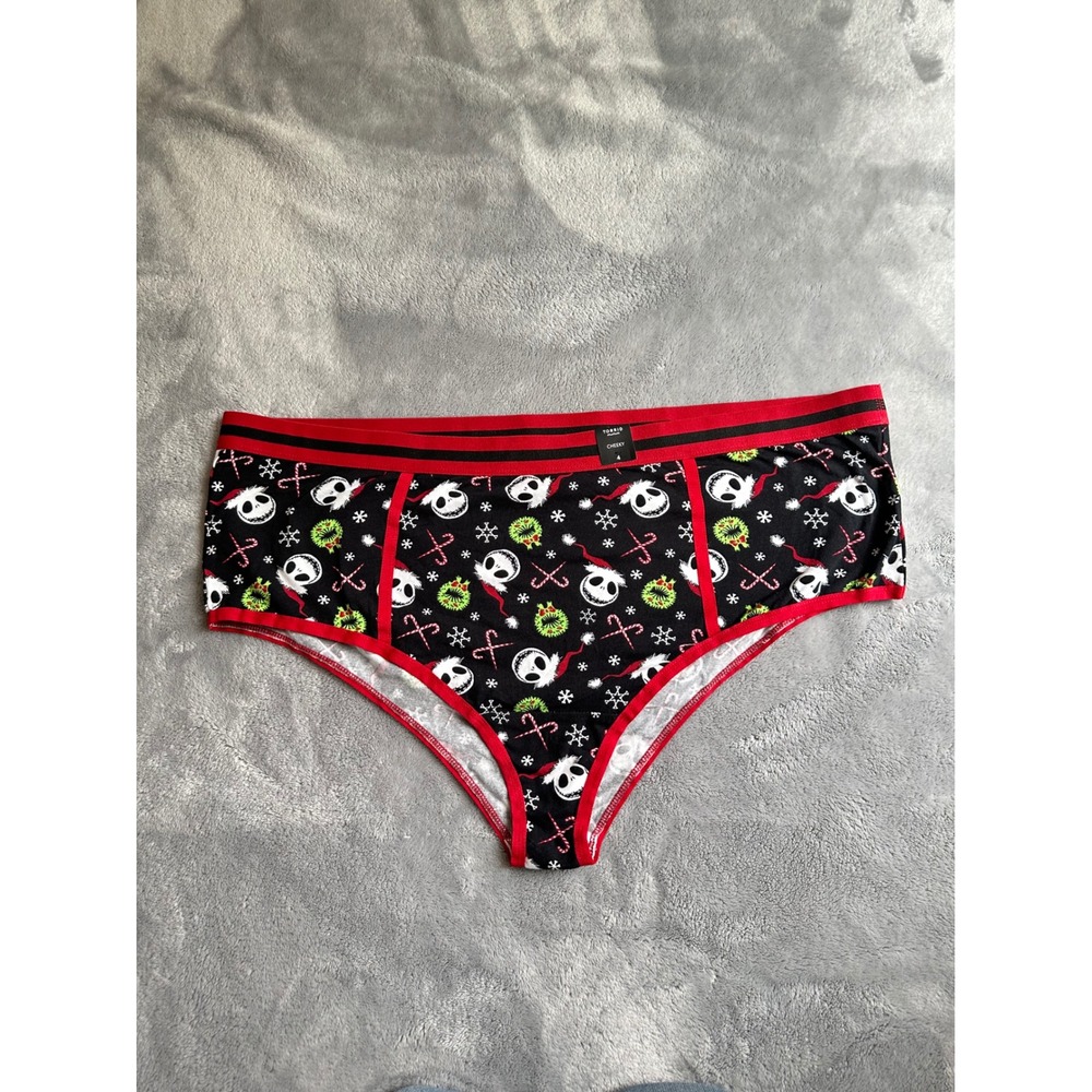 Torrid Disney Nightmare Before Christmas Jack Skellington Cheeky Panties Size 4